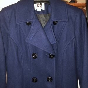 Navy Blue Pea Coat